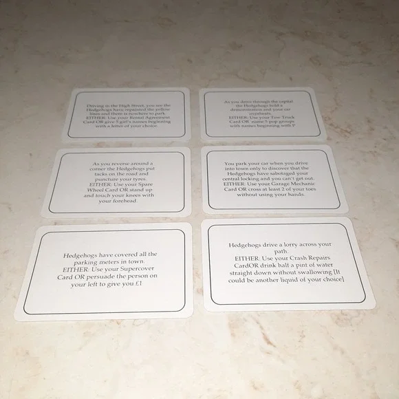 Hedgehogs Revenge Vintage Game Replacement Piece Cards - Picture 10 of 16